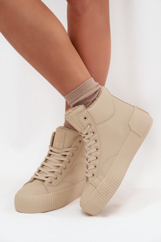 opInarmen Vrijetijdsschoenen met platform Big Star OO274795 beige