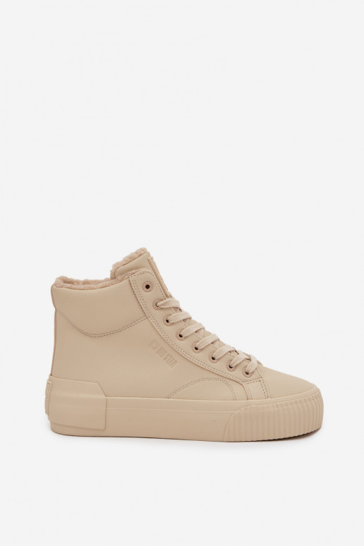 opInarmen Vrijetijdsschoenen met platform Big Star OO274795 beige