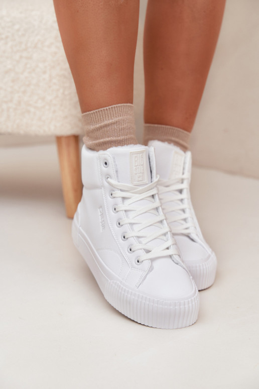 réchauffer Chaussures de loisirs avec une plateforme Big Star OO274794 couleur blanche