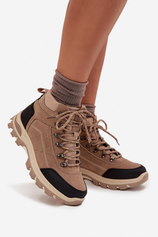 bottes de randonnée Féminin Big Star SS274095 beige