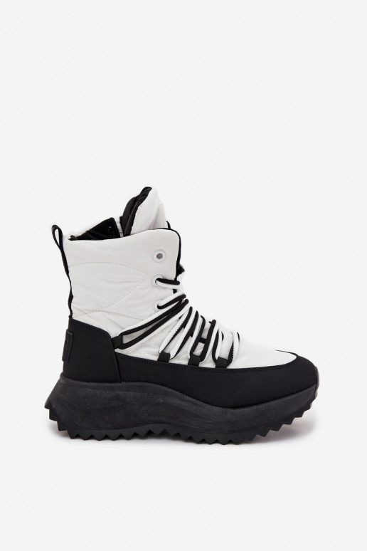 Bottes de neige Féminin Au Château Big Star SS274060 Blanc-couleur noire