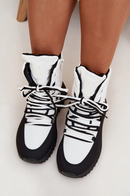 Bottes de neige Féminin Au Château Big Star SS274060 Blanc-couleur noire