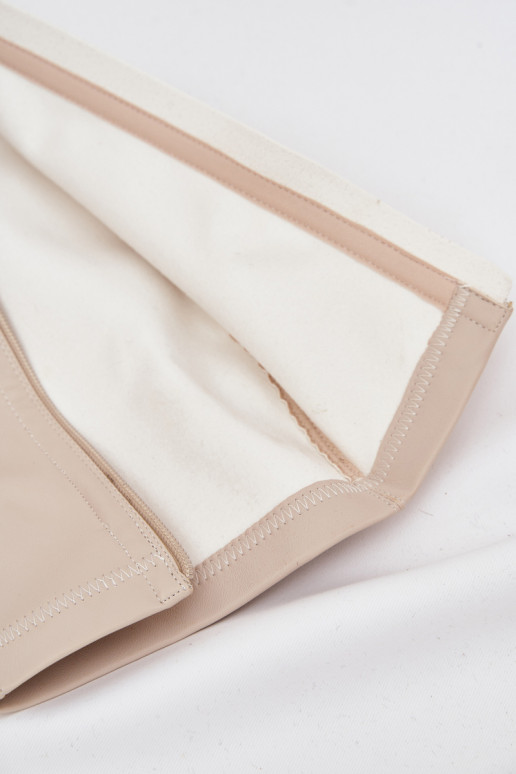 Damen-Stiefel mit Absatz und Plattform in elfenbeinfarbener Farbe Yavira