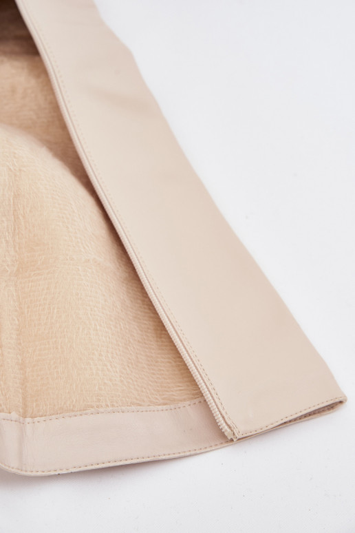 Bottes chaudes pour femmes longues avec talons et plateforme couleur ivoire « Lysara » Bottes chaudes pour femmes longues avec talons et plateforme couleur ivoire « Lysara »