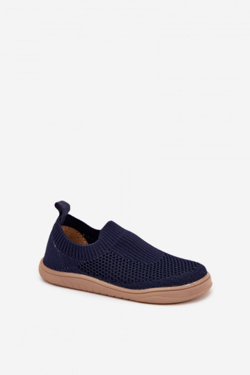 Slippers Barefoot Kinderen Milami donkerblauIn Het heeftriselle