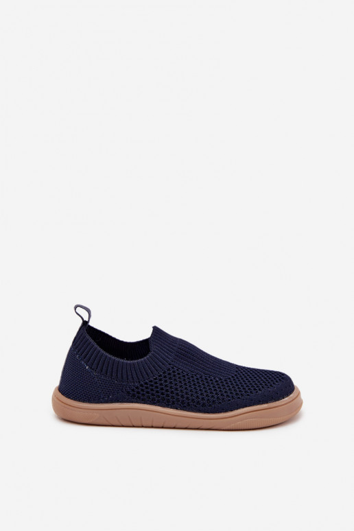 Slip-On-Hausschuhe Barefoot Kindisch Milami Dunkelblau Es mussriselle