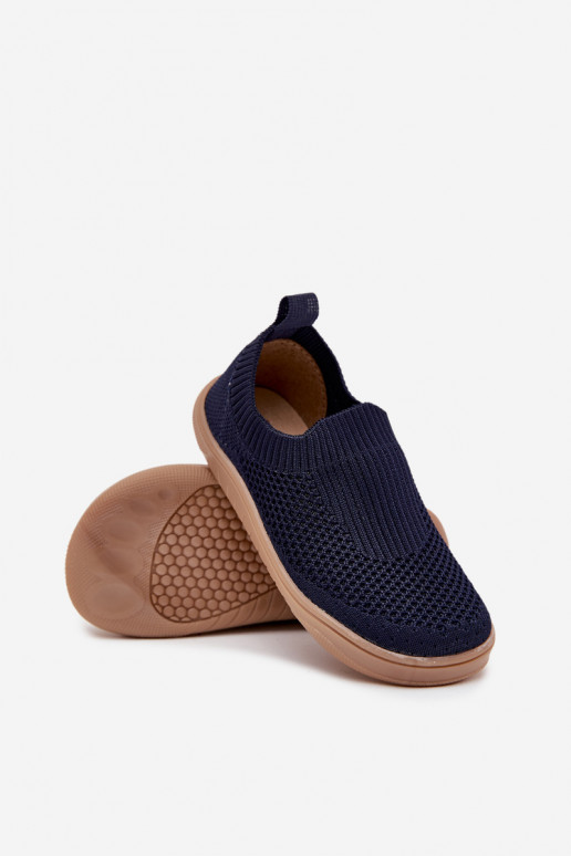 Slip-On-Hausschuhe Barefoot Kindisch Milami Dunkelblau Es mussriselle