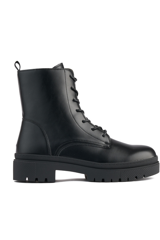 schZuarze Farbe geschnürt Frauen Schuhe