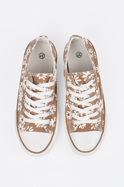 beige Chaussures de femme À fleurs