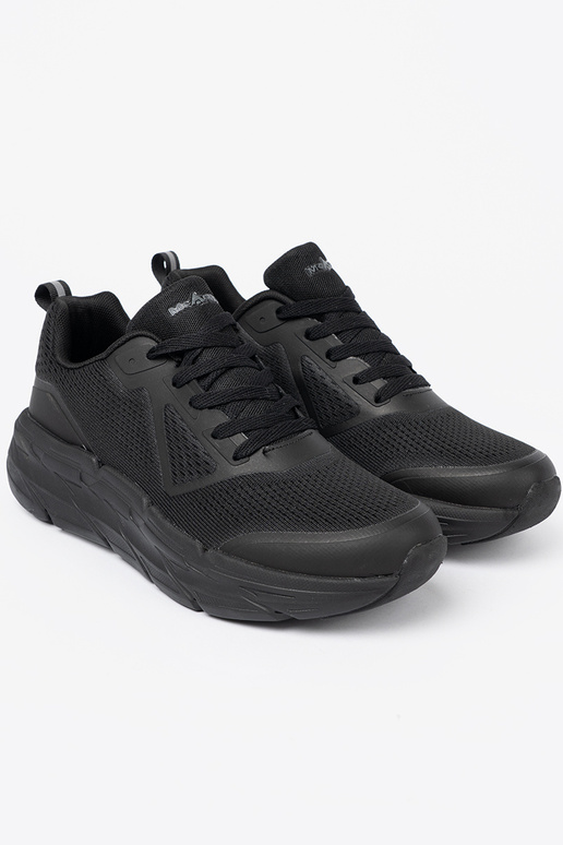 couleur noire chaussures de sport Hommes avec maille McArthur