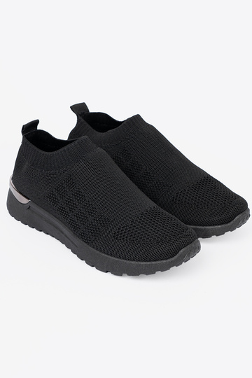 couleur noire chaussures de sport slip-on z siateczkoÀą choleÀką