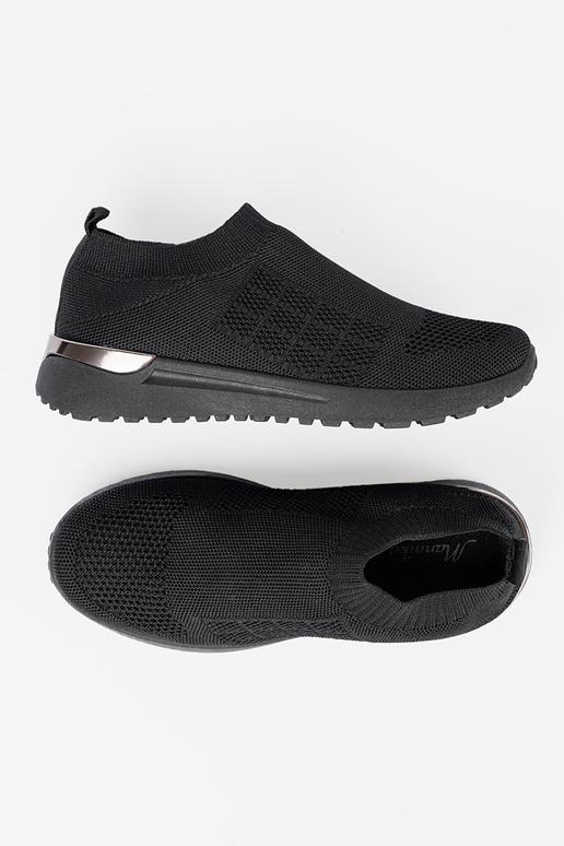 couleur noire chaussures de sport slip-on z siateczkoÀą choleÀką