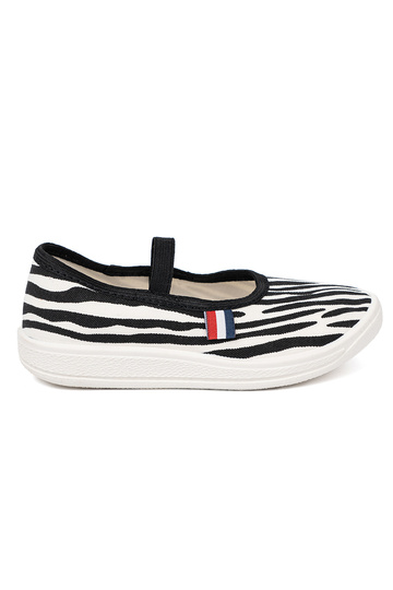 Noir etcouleur blanche la lumière chaussures fermoir z motyÀem zebry 2
