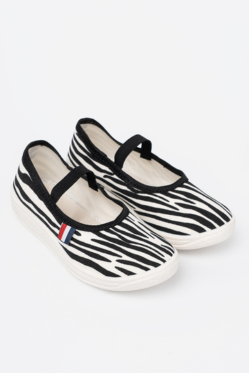 Noir etcouleur blanche la lumière chaussures fermoir z motyÀem zebry