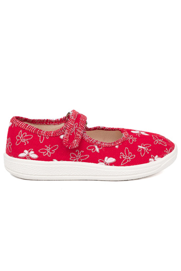 Baskets enfants Velcroy Rouge 2