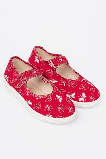 Baskets enfants Velcroy Rouge