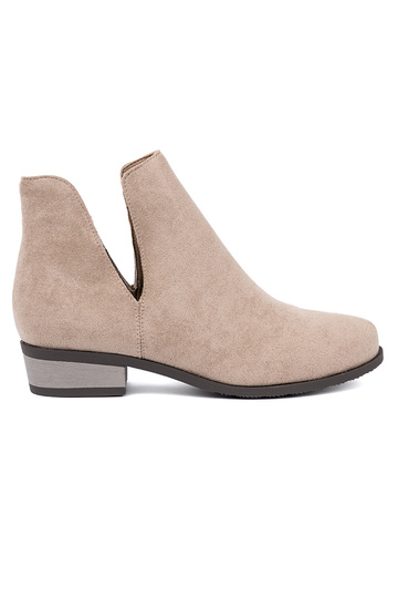 beige laarzen z Inycięciami 2