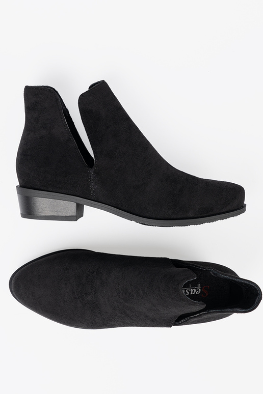 schZuarze Farbe Schuhe z Zuycięciami