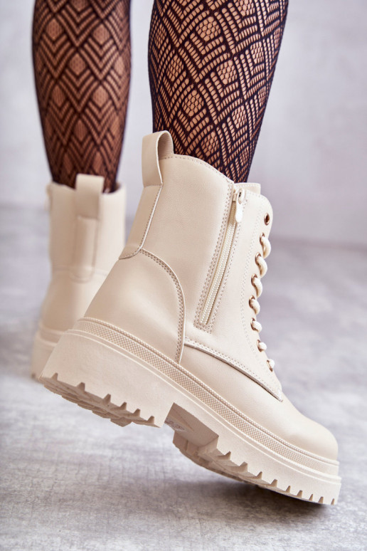 Dameslaarzen opInarmen ivoor Dorchen