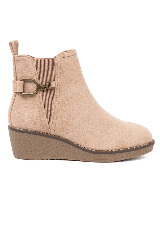 beige Chaussures de femme na Àygodnym, niskim cothurneie beige Chaussures de femme na Àygodnym, niskim cothurneie