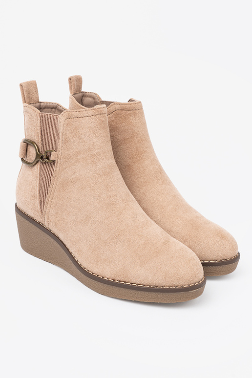 beige Chaussures de femme na Àygodnym, niskim cothurneie beige Chaussures de femme na Àygodnym, niskim cothurneie