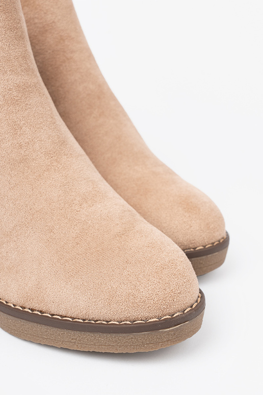 beige Chaussures de femme na Àygodnym, niskim cothurneie beige Chaussures de femme na Àygodnym, niskim cothurneie