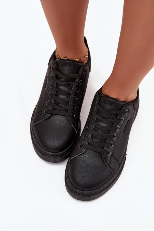 Chaussures modèle baskets Féminin avec une plateforme Big Star SS274244 couleur noire