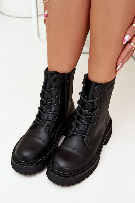 réchauffer Bottines de travail Féminin Big Star OO274140 couleur noire