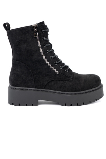 chaussures femmes couleur noire z zamszoÀym Àykończeniem 2