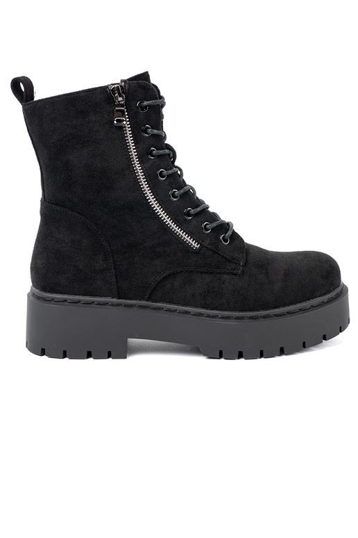 Schuhe Frauen schZuarze Farbe z zamszoZuym Zuykończeniem