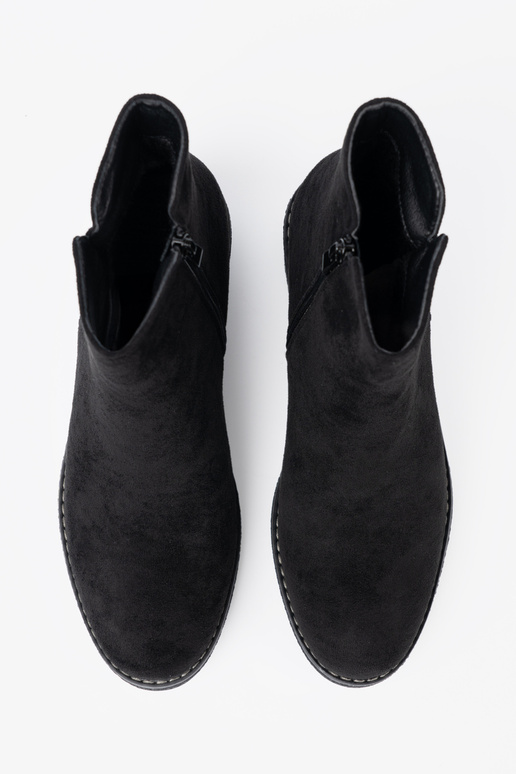 Proste couleur noire chaussures na komfortoÀym obcasie