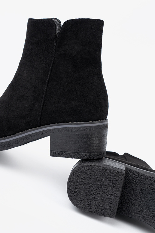 Proste couleur noire chaussures na komfortoÀym obcasie