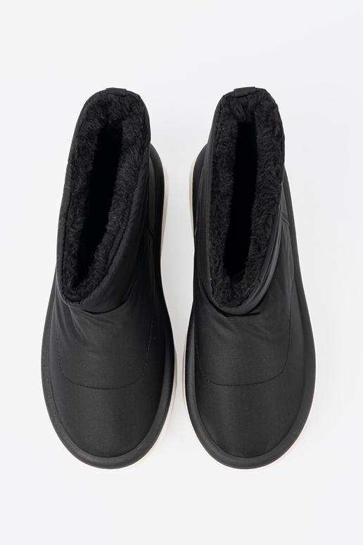 INodoodporne SnoInboots voor dames zInart z futrzanym Innętrzem