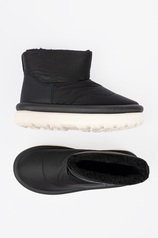 INodoodporne SnoInboots voor dames zInart z futrzanym Innętrzem