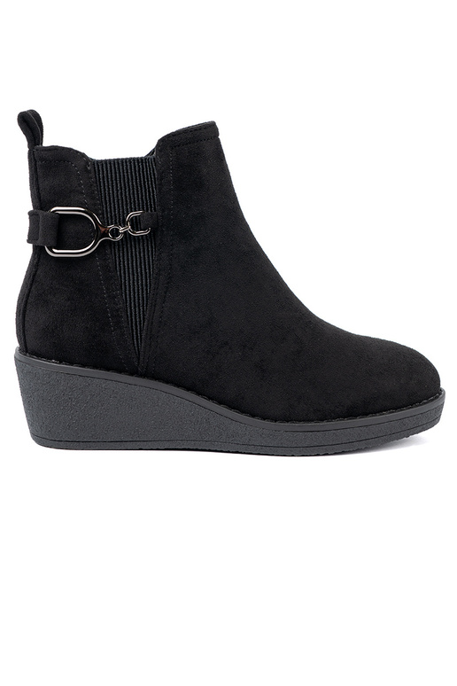 en daim chaussures couleur noire z elastyczną ÀstaÀką en daim chaussures couleur noire z elastyczną ÀstaÀką