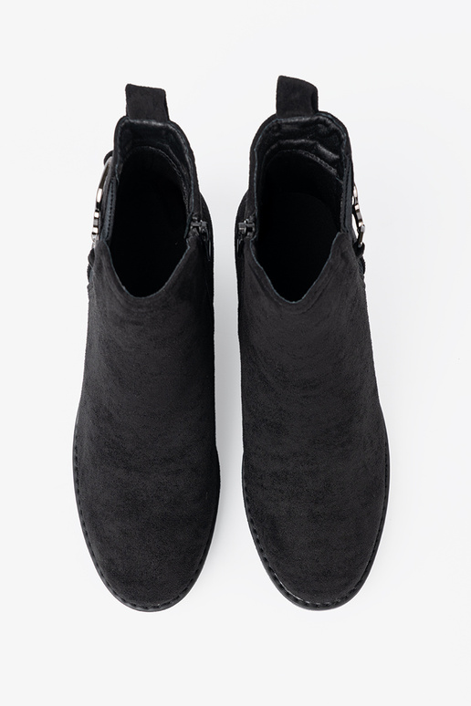 en daim chaussures couleur noire z elastyczną ÀstaÀką en daim chaussures couleur noire z elastyczną ÀstaÀką