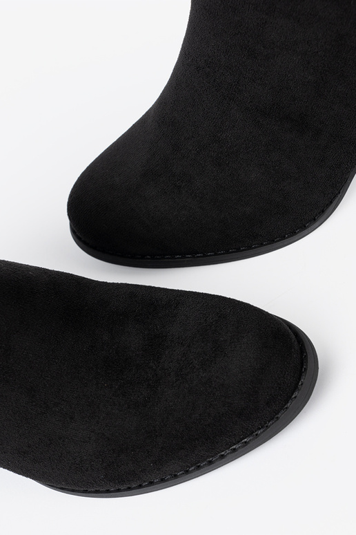 couleur noire Chaussures de femme z elegancką sprzączką