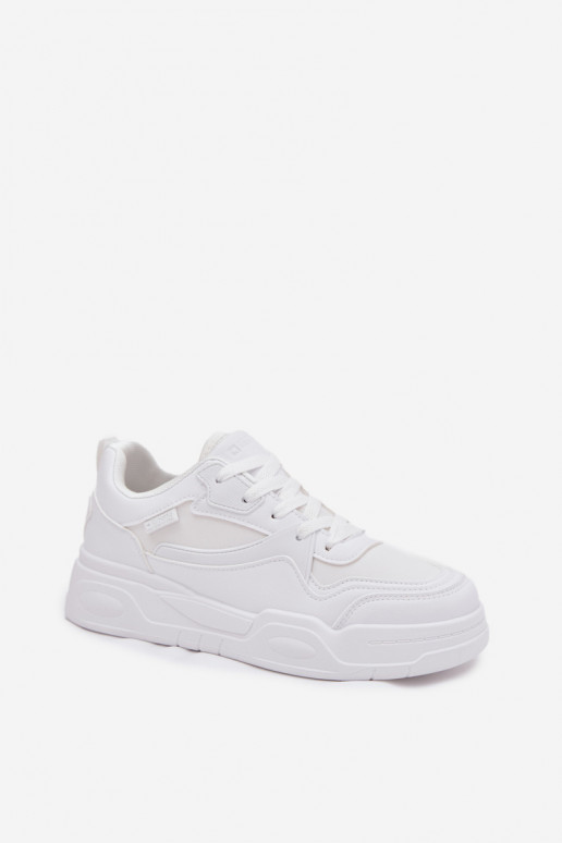 Chaussures modèle baskets Féminin avec une plateforme Big Star SS274590 HI-POLY SYSTEM couleur blanche Chaussures modèle baskets Féminin avec une plateforme Big Star SS274590 HI-POLY SYSTEM couleur blanche