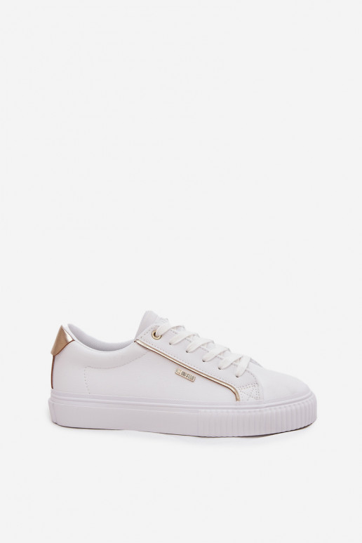 Dames Sneakers model schoenen van ecoleer Big Star SS274026 INit-gouden kleur