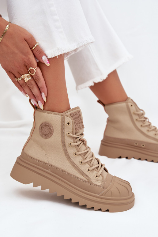 chaussures de loisirs à semelles Féminin réchauffer Big Star OO274A356 beige