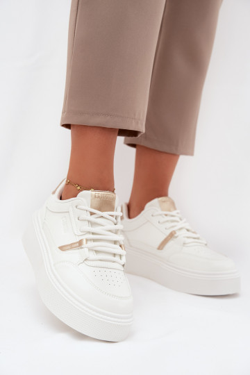 Dames Sneakers model schoenen met platform Big Star SS274359 Initte kleur 2