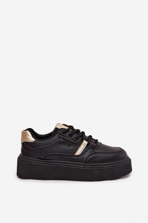 Féminin Chaussures modèle baskets avec une plateforme Big Star SS274360 couleur noire