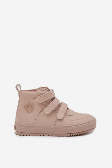 opInarmen Sneakers model laarzen Kinderen met zelfklevende bevestigingsmiddelen Big Star SS374072 beige 2