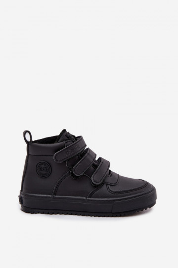 réchauffer Bottines modèle baskets Puéril avec attaches adhésives Big Star SS374070 couleur noire 2