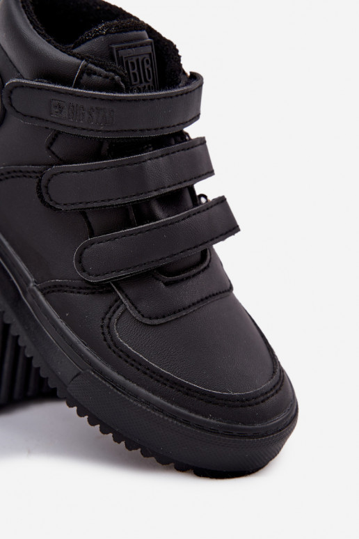 sich Zuarm laufen Sneakers-Stilvollll Stiefel Kindisch mit Klebeverschlüssen Big Star SS374070 schZuarze Farbe sich Zuarm laufen Sneakers-Stilvollll Stiefel Kindisch mit Klebeverschlüssen Big Star SS374070 schZuarze Farbe