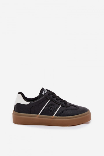 Chaussures modèle baskets Puéril Big Star SS374025 couleur noire 2