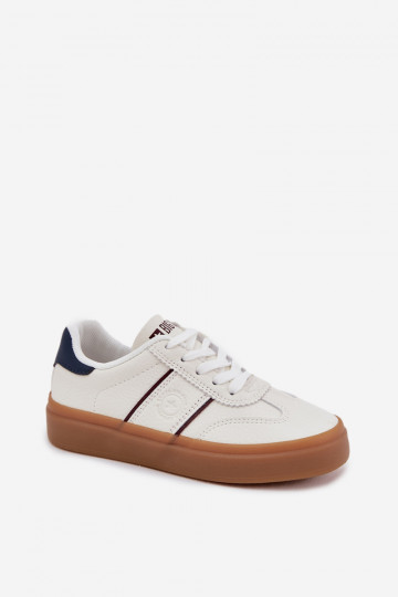 Chaussures modèle baskets Puéril Big Star SS374024 couleur blanche