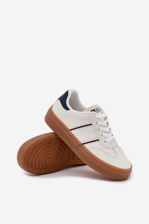 Chaussures modèle baskets Puéril Big Star SS374024 couleur blanche