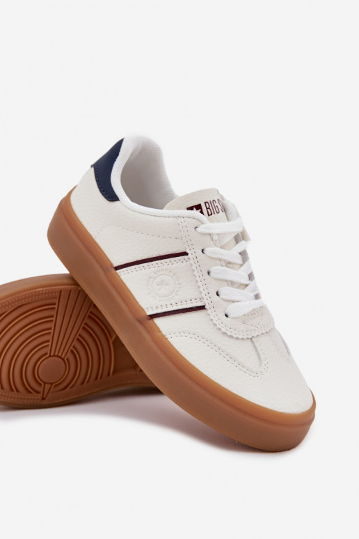 Chaussures modèle baskets Puéril Big Star SS374024 couleur blanche