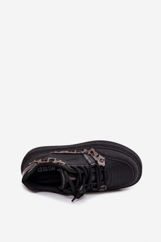 Dames Sneakers model schoenen met platform Big Star SS274358 met luipaardbontpatronen zInart Dames Sneakers model schoenen met platform Big Star SS274358 met luipaardbontpatronen zInart